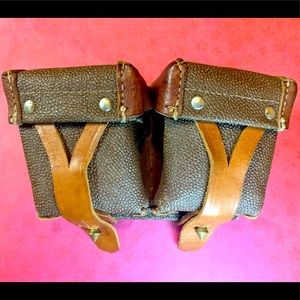 Vintage Leather 12 GA Ammo Pouch